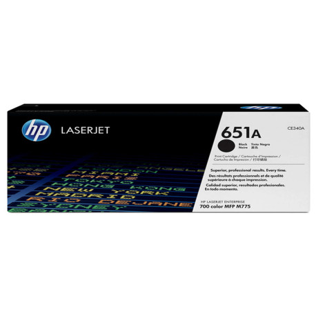 Hp - Toner originale - 651A - Nero - CE340A - 13.500 pag