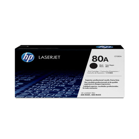 Hp - Toner originale - 80A - Nero - CF280A - 2.560 pag