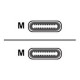 Nilox - Cavo USB - USB-C (M) a USB-C (M) - USB 3.2 Gen 2 - 1 m - nero