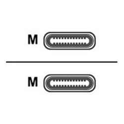 Nilox - Cavo USB - USB-C (M) a USB-C (M) - USB 3.2 Gen 2 - 1 m - nero
