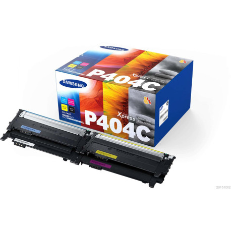 Hp/Sasmung - Conf. 4 Toner originale - C/M/Y/K - CLTP404C/ELS -  SU365A - 1.000 pag cad