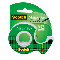 Nastro adesivo in chiocciola Magic 810 - 19 mm x 7,5 m - acrilico - trasparente - Scotch