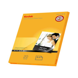 Kodak - Carta fotografica Ultra Premium lucida - A4 - 280 gr - 20 fogli - 5740-085