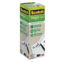 Nastro adesivo Magic 900 - 19 mm x 33 m - acrilico - trasparente - Scotch - Value Pack 9 rotoli
