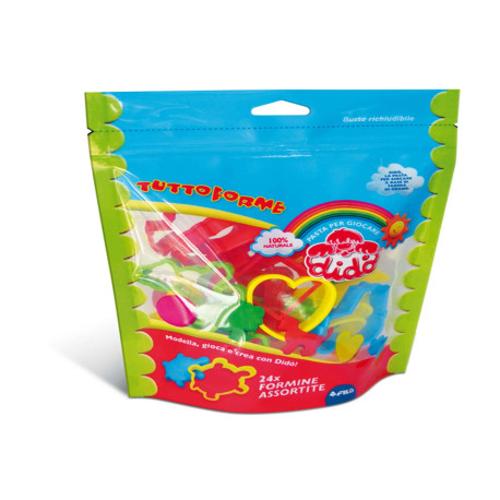 Busta richiudibile TuttoForme - formine assortite - DiDò - conf. 24 pezzi
