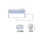 Busta Silver80 Strip FSC - internografata - senza finestra - 11,4 x 16,2 cm - 80 gr - bianco - Pigna Envelopes - conf. 25 pezzi