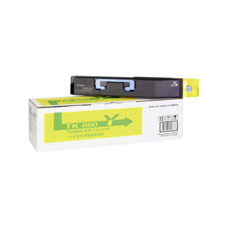 Kyocera -  Toner - Giallo - TK-880Y - 1T02KAANL0 - 18.000 pag