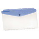 Buste a foratura universale con bottone e separatori - A4 - trasparente - Beautone - conf. 5 pezzi