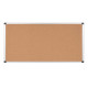 Lavagna - 90 x120 cm - superficie in sughero - cornice in alluminio - Starline