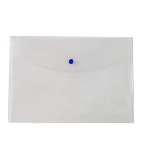 Busta con bottone - PPL - 22 x 30 cm - trasparente neutro - Starline