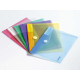Buste con bottone in velcro - PP - 24 x 19 cm - colori assortiti - Djois - conf. 6 pezzi