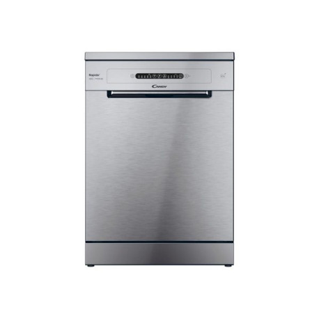 Candy Rapido' CF 4E7L0X - Lavastoviglie WiFi - larghezza: 59.7 cm - prof. 59.8 cm - altezza: 85 cm - acciaio inossidabile