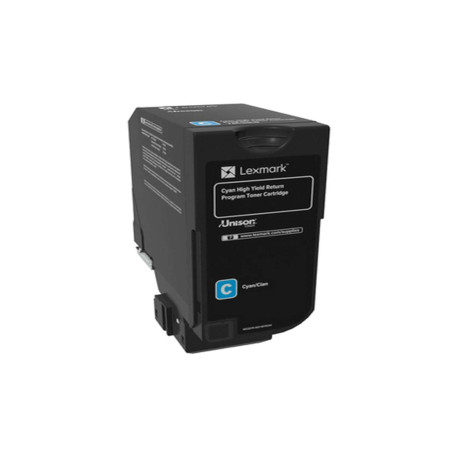 Lexmark - Toner - Ciano - 74C2HC0 - return program - 12.000 pag