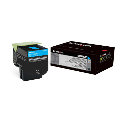 Lexmark - Toner - Ciano - 80C0S20 - 2.000 pag