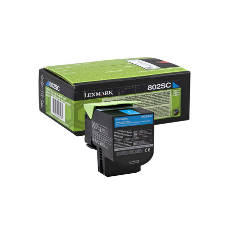 Lexmark - Toner - Ciano - 80C2SC0 - return program - 2.000 pag