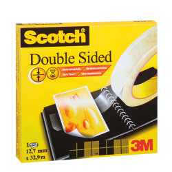 Nastro biadesivo 665 - 12,7 mm x 32,9 m - acrilico - trasparente - Scotch