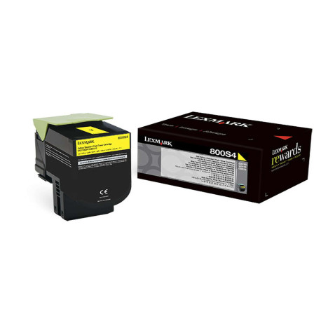 Lexmark - Toner - Giallo - 80C0S40 - 2.000 pag