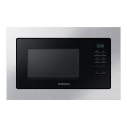 Samsung MG20A7013CT - Forno a microonde con grill - da incasso - 20 litri - 850 W - nero/acciaio inossidabile
