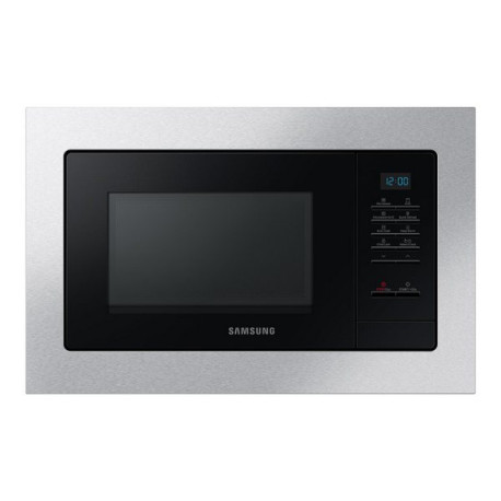 Samsung MG20A7013CT - Forno a microonde con grill - da incasso - 20 litri - 850 W - nero/acciaio inossidabile