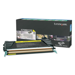 Lexmark - Toner - Giallo - C736H1YG - return program - 10.000 pag