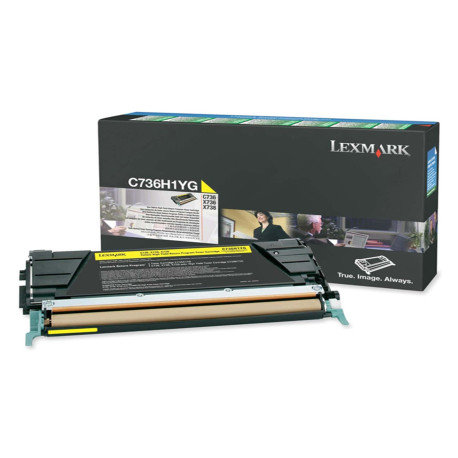 Lexmark - Toner - Giallo - C736H1YG - return program - 10.000 pag