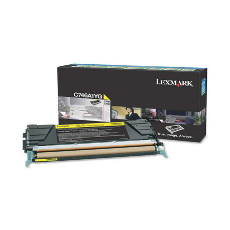 Lexmark - Toner - Giallo - C746A1YG - return program - 7.000 pag