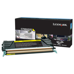 Lexmark - Toner - Giallo - C748H2YG - non return program - 10.000 pag