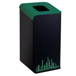 Gettacarte Rubik Evo - per raccolta differenziata - 80 L - verde - Medial