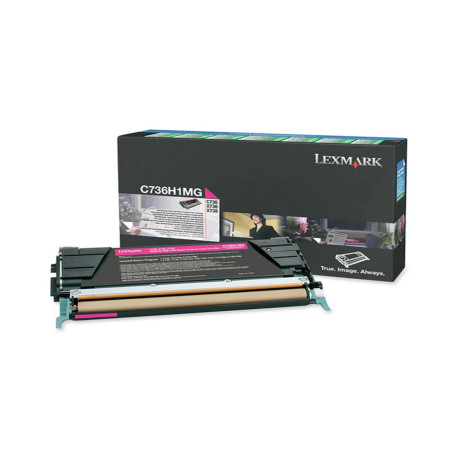 Lexmark - Toner - Magenta - C736H1MG - return program - 10.000 pag