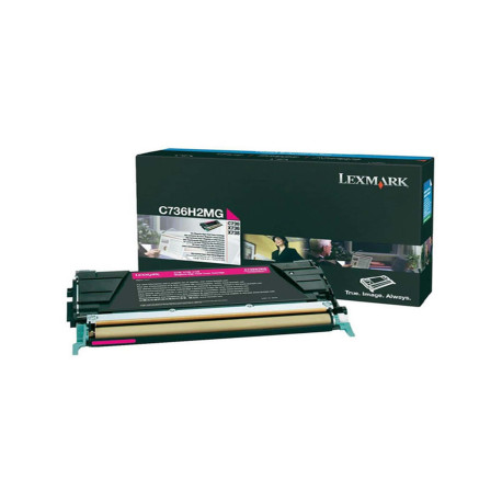 Lexmark - Toner - Magenta - C736H2MG - non return program - 10.000 pag