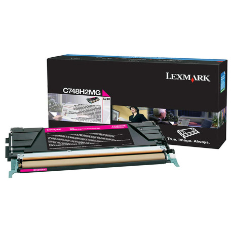 Lexmark - Toner - Magenta - C748H2MG - non return program - 10.000 pag