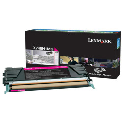 Lexmark - Toner - Magenta - X748H1MG - return program - 10.000 pag