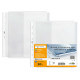 Buste forate ATLA GS P - 21 x 29,7 cm - PP - c/soffietto e patella - trasparente buccia - Sei Rota - conf. 10 pezzi