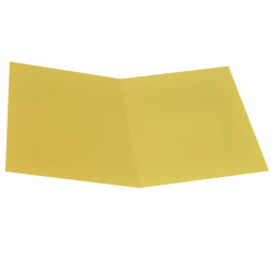 Cartellina semplice - 200 gr - A4 - cartoncino bristol - giallo sole - Starline - conf. 50 pezzi