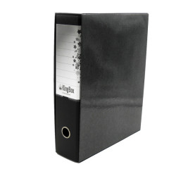 Registratore Kingbox - dorso 8 cm - protocollo 23 x 33 cm - nero - Starline