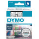 Nastro D1 standard 537130 - 24 mm x 7 mt - PL - nero/bianco - Dymo