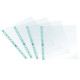 Buste forate Pastel - c/ banda - liscia - 22 x 30 cm - azzurro - Favorit - conf. 25 pezzi