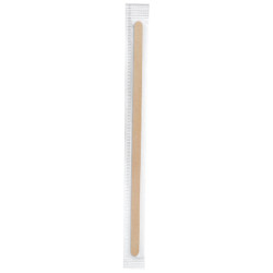 Palettina caffè - in busta singola - 11 cm - legno - Signor Bio - conf. 100 pezzi
