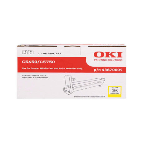 Oki - Tamburo - Giallo - C5650/5750 - 43870005 - 20.000 pag