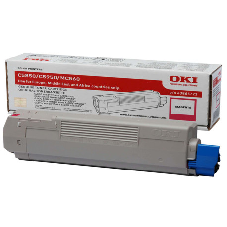 Oki - Toner - Magenta - C5850/C5950 - 43865722 - 6.000 pag