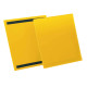 Buste identificative - con bande magnetiche - A4 verticale - giallo - Durable - conf.50 pezzi