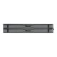 Panduit Tool-Less Blanking Panel - Pannello di riempimento - nero - 2U - 19"