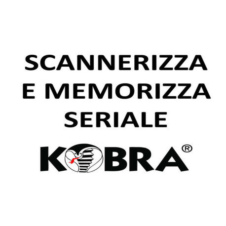 Optional Scannerizza e Memorizza Seriale / Data / Ora in un Software Dedicato per KOBRA SSD