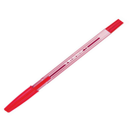 Penna a sfera con cappuccio  - punta media 1,0mm - rosso - Starline -  conf. 50 pezzi