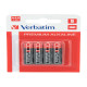 Pila ministilo AAA - 1,5V - 49920 - alcaline - Verbatim - blister 4 pezzi