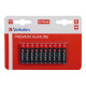 Pila ministilo AAA - 1,5V - alcaline - 49874 - Verbatim - blister 10 pezzi