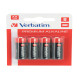 Pila stilo AA - 1,5V - 49921 - alcaline - Verbatim - Blister 4 pezzi