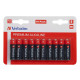 Pila stilo AA - 1,5V - alcaline - 49875 - Verbatim - blister 10 pezzi