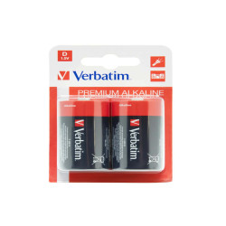 Pila torcia - D - 49923 - alcalina - Verbatim - blister 2 pezzi