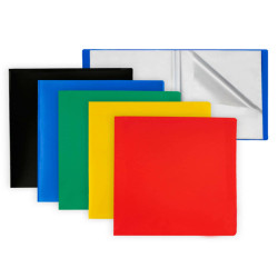 Portalistini Eco - PP - 22 x 30 cm - 20 buste lisce - colori assortiti - Starline